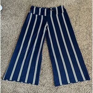 NWT Arolina Women's blue/white stripped classic &‎ comfy pants size XXXL